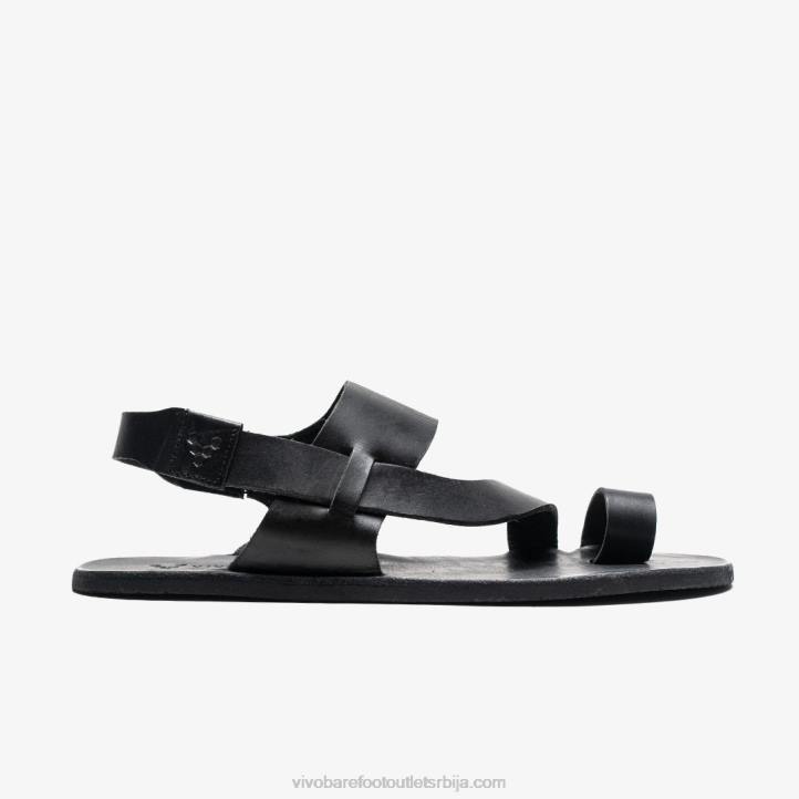 црн 6BZ8S148 Vivobarefoot опанка сандале жене