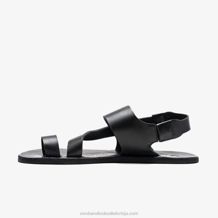 црн 6BZ8S148 Vivobarefoot опанка сандале жене