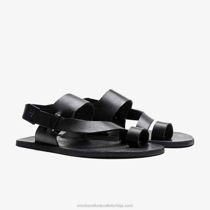 црн 6BZ8S148 Vivobarefoot опанка сандале жене