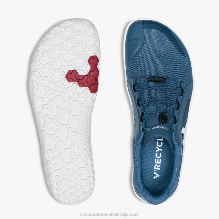 дубоко море плаво-бело 6BZ8S115 Vivobarefoot примус траил ии фг жене