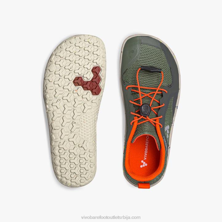 ботаничка зелена 6BZ8S173 Vivobarefoot примус траил ии фг кидс