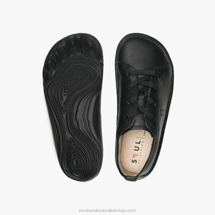 црн 6BZ8S207 Vivobarefoot Аддис школска деца
