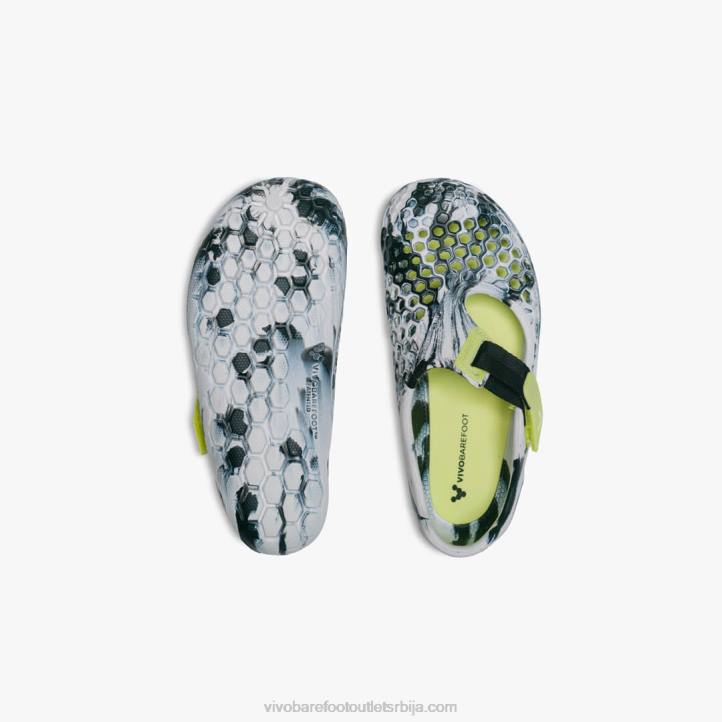 опсидијанско-бело 6BZ8S222 Vivobarefoot ултра блоом предшколске установе