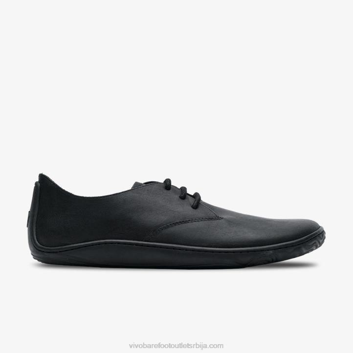 црн 6BZ8S37 Vivobarefoot Аддис Оксфорд мушкарци