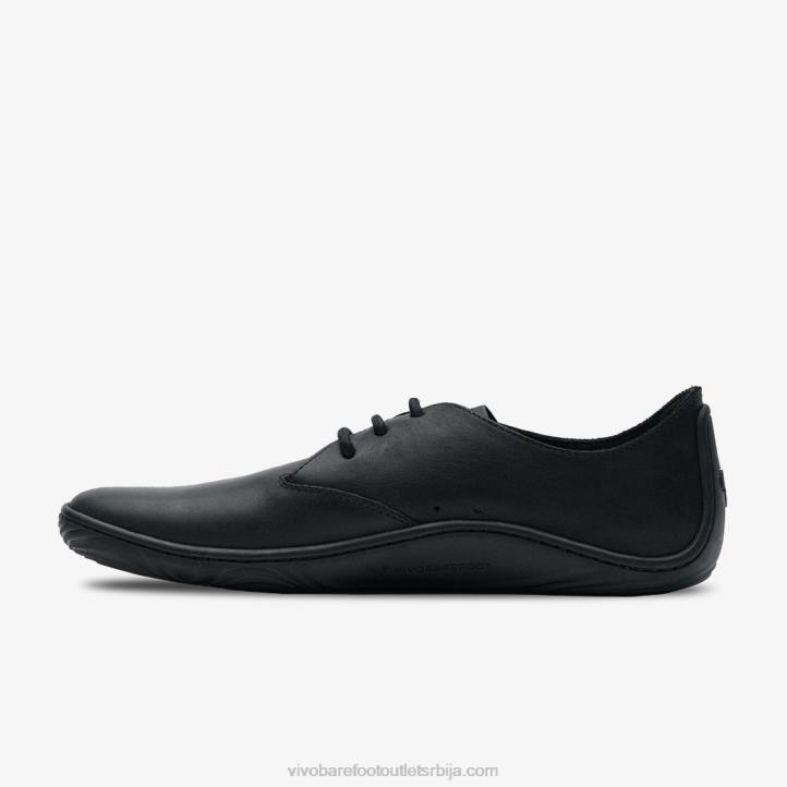 црн 6BZ8S37 Vivobarefoot Аддис Оксфорд мушкарци