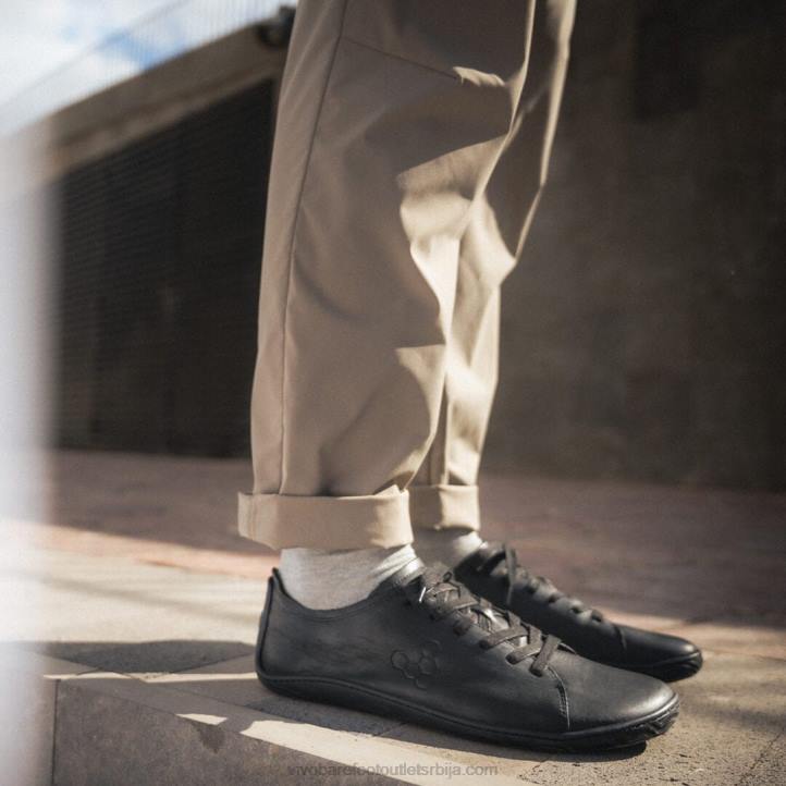 троструко црно 6BZ8S67 Vivobarefoot аддис мен