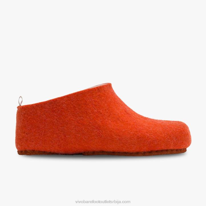 наранџаста 6BZ8S57 Vivobarefoot мим филцане папуче