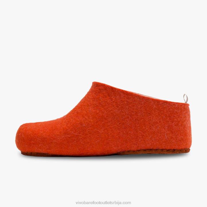 наранџаста 6BZ8S57 Vivobarefoot мим филцане папуче
