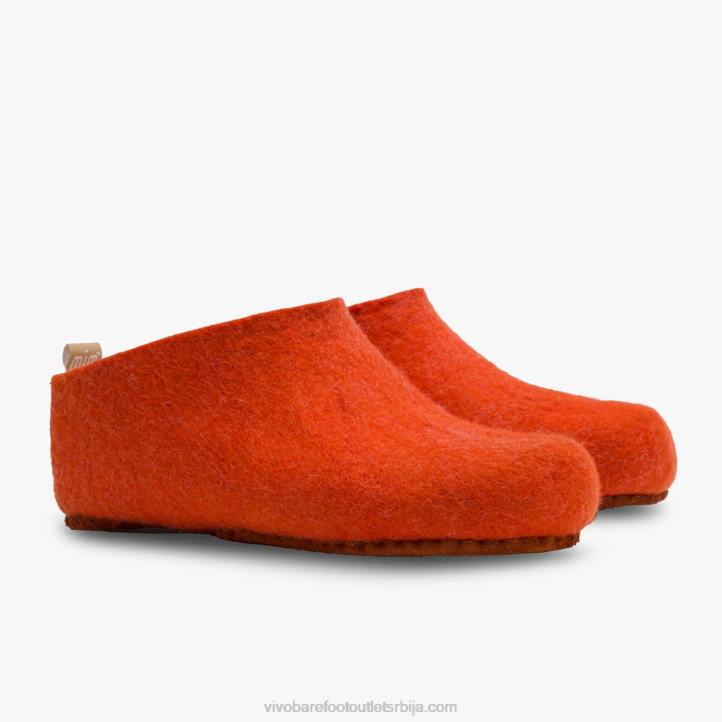 наранџаста 6BZ8S57 Vivobarefoot мим филцане папуче