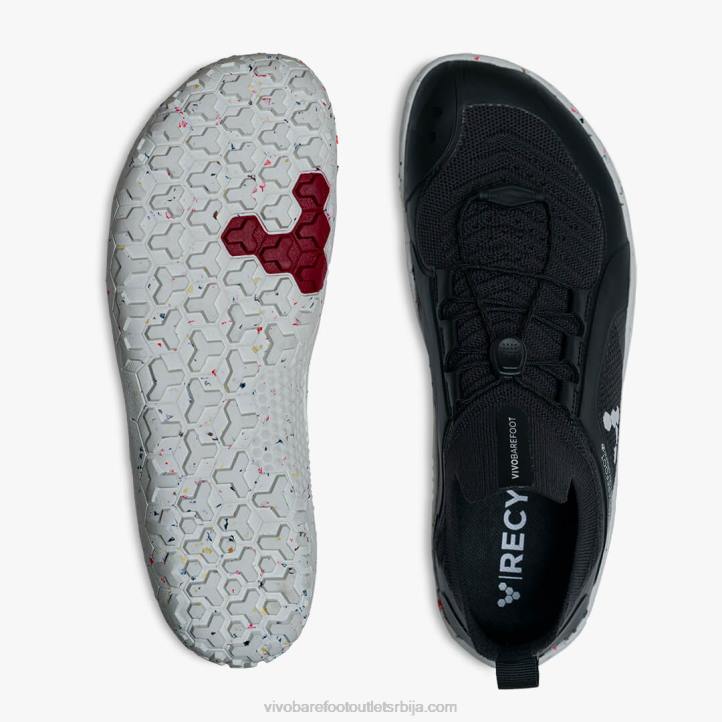 опсидијанско-бело 6BZ8S41 Vivobarefoot примус траил книт фг мен