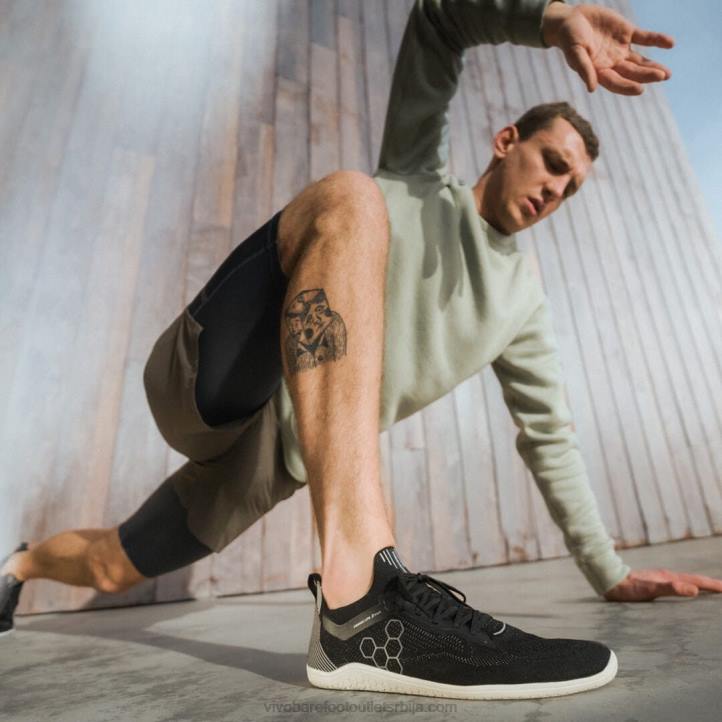 опсидијан 6BZ8S1 Vivobarefoot примус лите книт мен