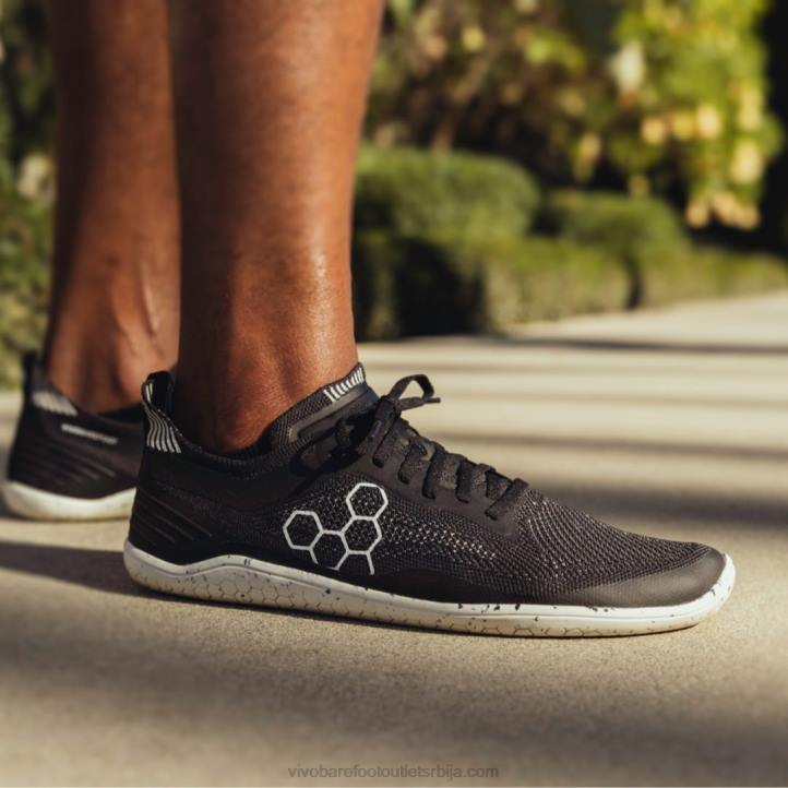 опсидијан 6BZ8S71 Vivobarefoot гео рацер книт мен