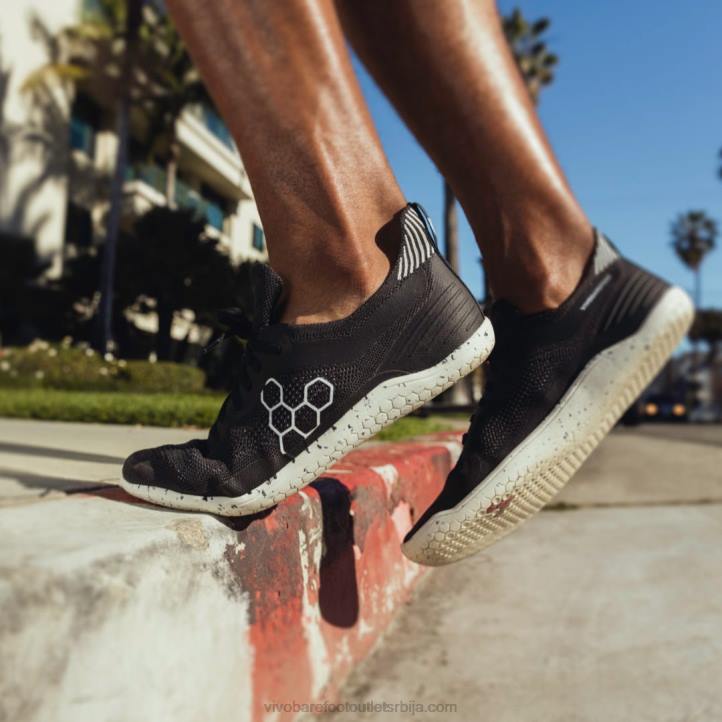 опсидијан 6BZ8S71 Vivobarefoot гео рацер книт мен