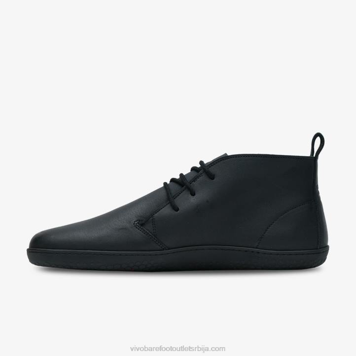 Црна кожа 6BZ8S60 Vivobarefoot гоби иии мен