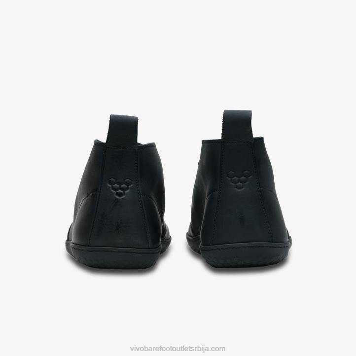 Црна кожа 6BZ8S60 Vivobarefoot гоби иии мен
